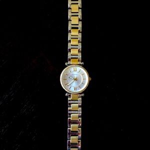 Fossil gold and silver watch